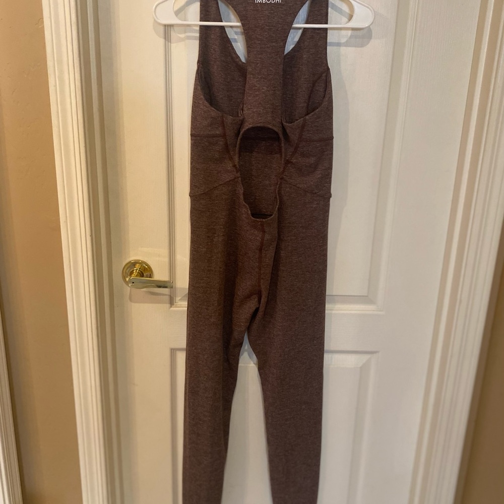 Imbodhi Women's Heather Brown Jumpsuit Bodysuit XL - Picture 5 of 5